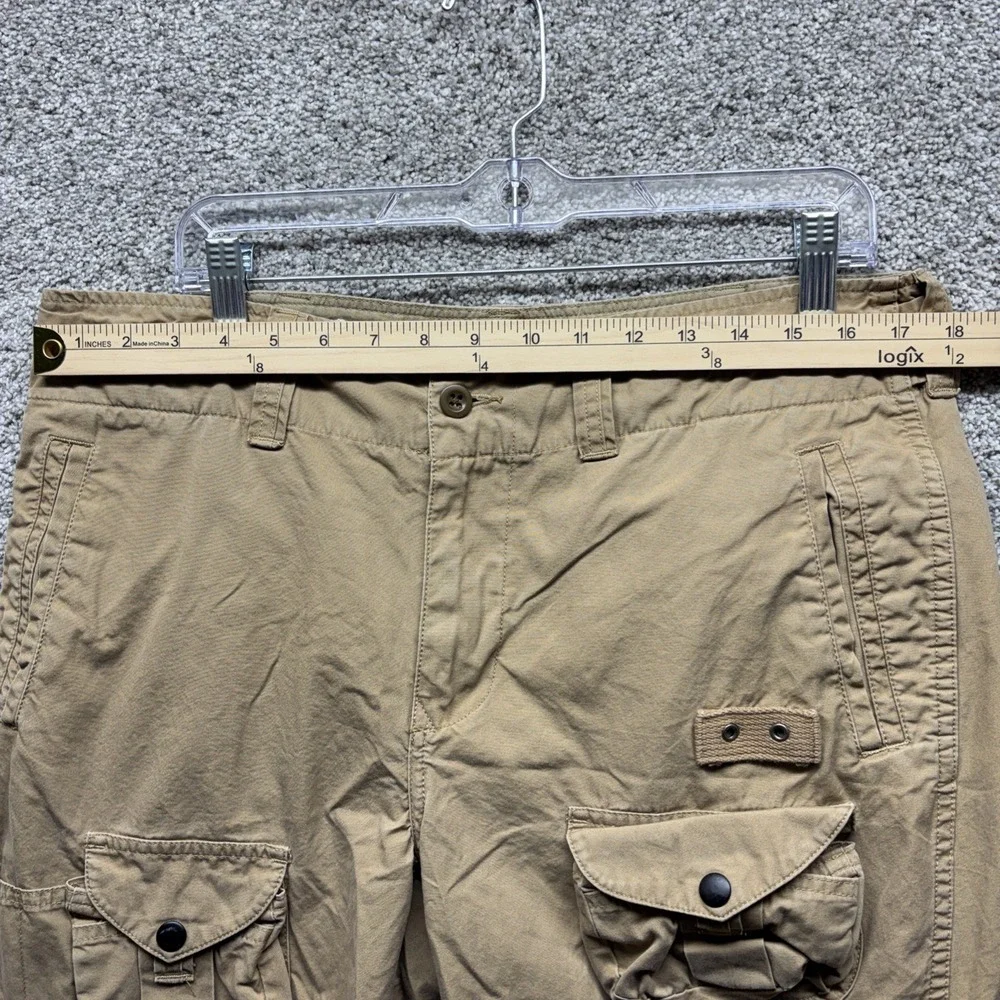 Vintage Polo Ralph Lauren Pants 34x30 Military Paratrooper Cargo Distressed RARE